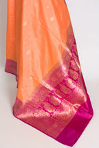 Banarasi Silk Saree with 36 Size Stitched Blouse - Pastel Collection