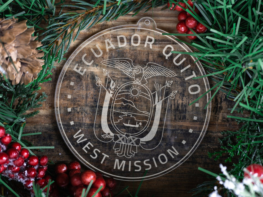 Ecuador Quito West Mission Christmas Ornament
