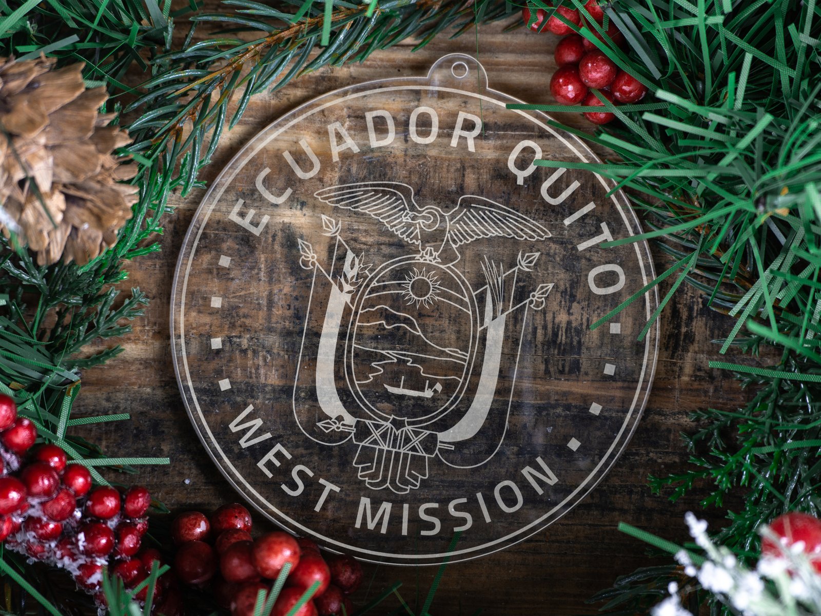 Ecuador Quito West Mission Christmas Ornament
