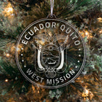 Ecuador Quito West Mission Christmas Ornament