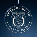 Ecuador Quito West Mission Christmas Ornament