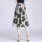 Summer New Chiffon Casual Cropped Loose Pants