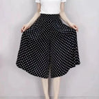 Summer New Chiffon Casual Cropped Loose Pants