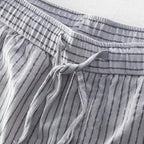 Simple Tether Casual Men's Contrast Color Striped Ankle-length Pants