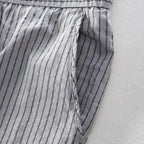 Simple Tether Casual Men's Contrast Color Striped Ankle-length Pants