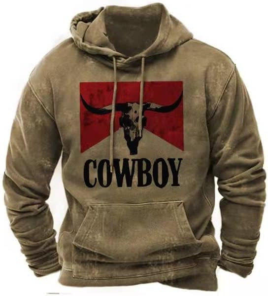 Printed Hoodie Men's Clothing