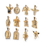 Hip Hop Winged Angel Pendant Necklace