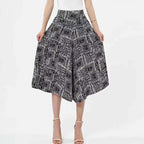 Summer New Chiffon Casual Cropped Loose Pants