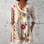 Female Creative Fish Pattern Vacation Style Dress