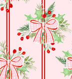 Ribbon & Holly (Dream Blanket)