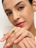 Exquisite Emerald Ring - Enchanted Branch