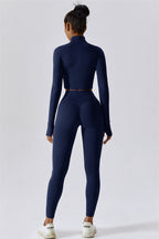 The Eloise Jacket Sports Bra Leggings 3-Piece Set