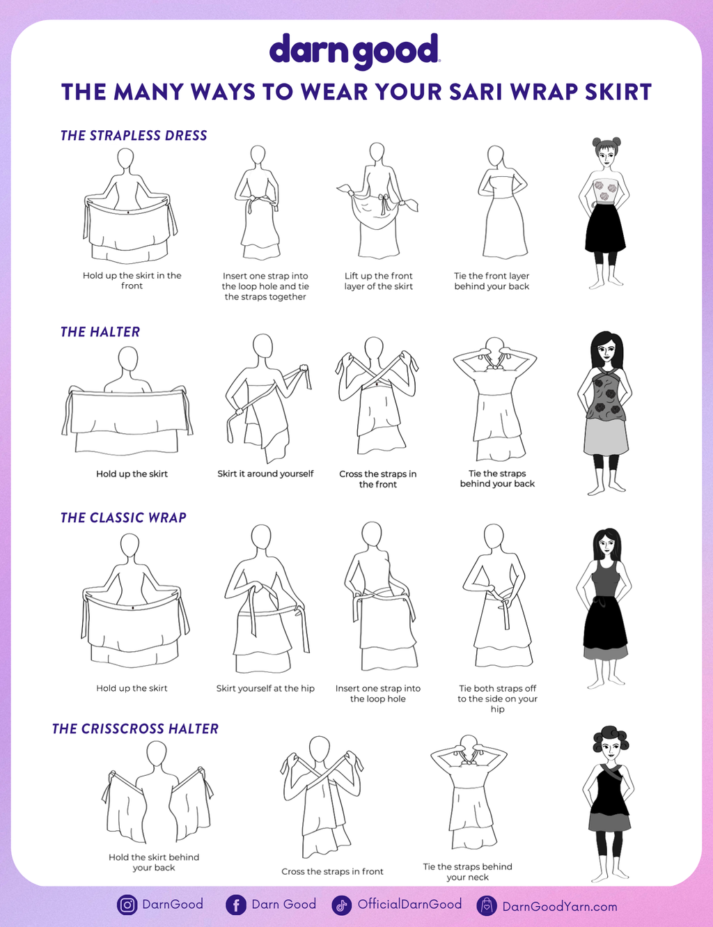 Made With Love: The Original Sari Wrap Skirt