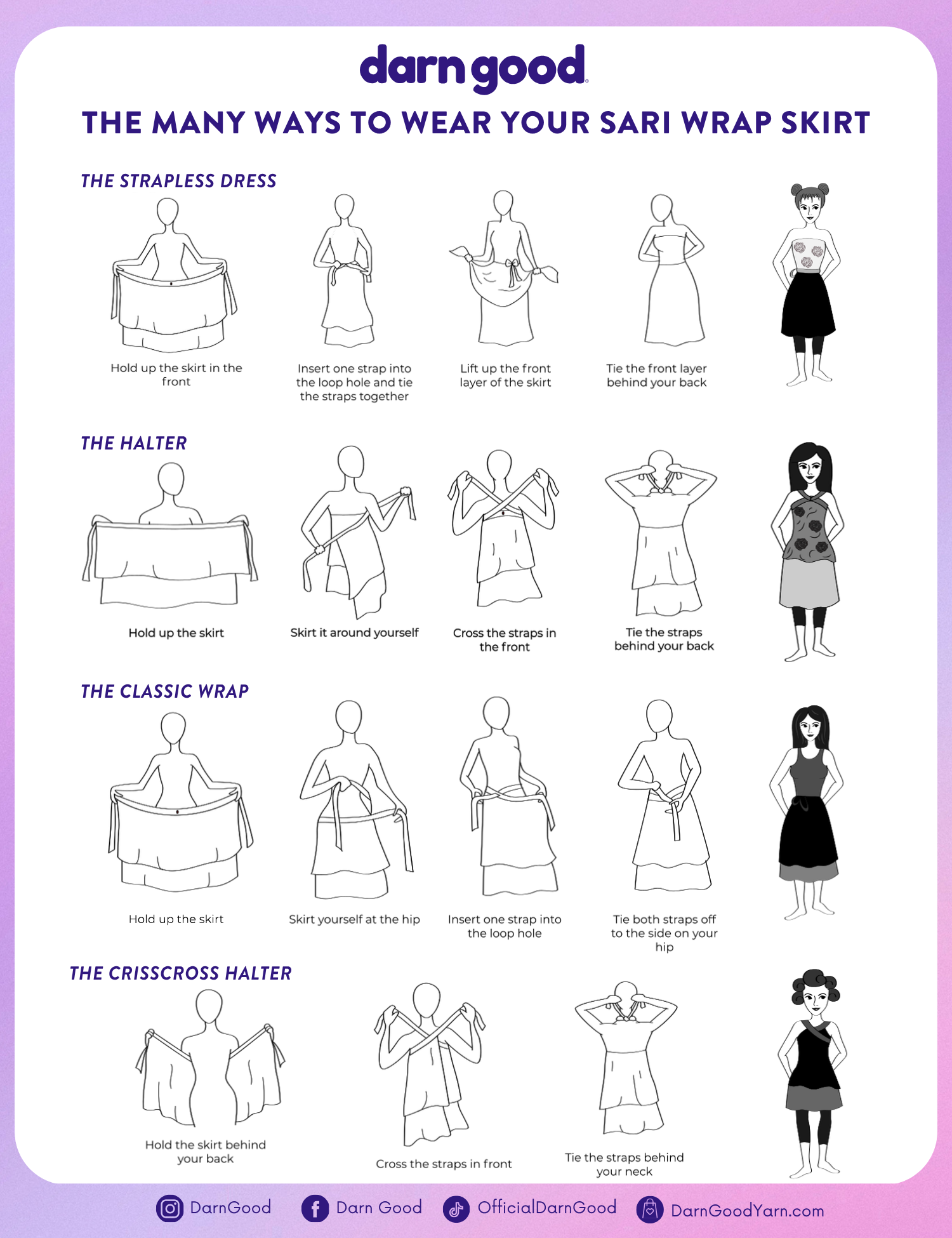 Made With Love: The Original Sari Wrap Skirt