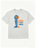 NY Knicks Champions 2026 New York Knicks Finals Collection Fans T-Shirt 2026 Summer New Men Women Cotton Y2K Breathable T-shirt