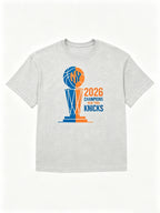 NY Knicks Champions 2026 New York Knicks Finals Collection Fans T-Shirt 2026 Summer New Men Women Cotton Y2K Breathable T-shirt