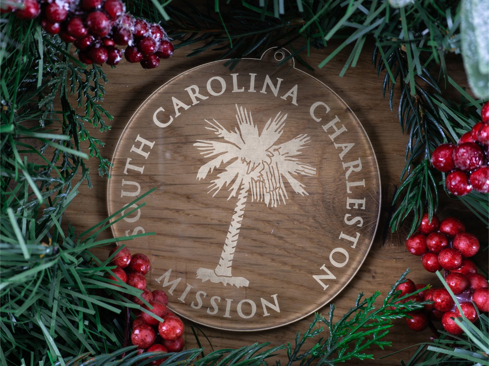 South Carolina Charleston Mission Christmas Ornament