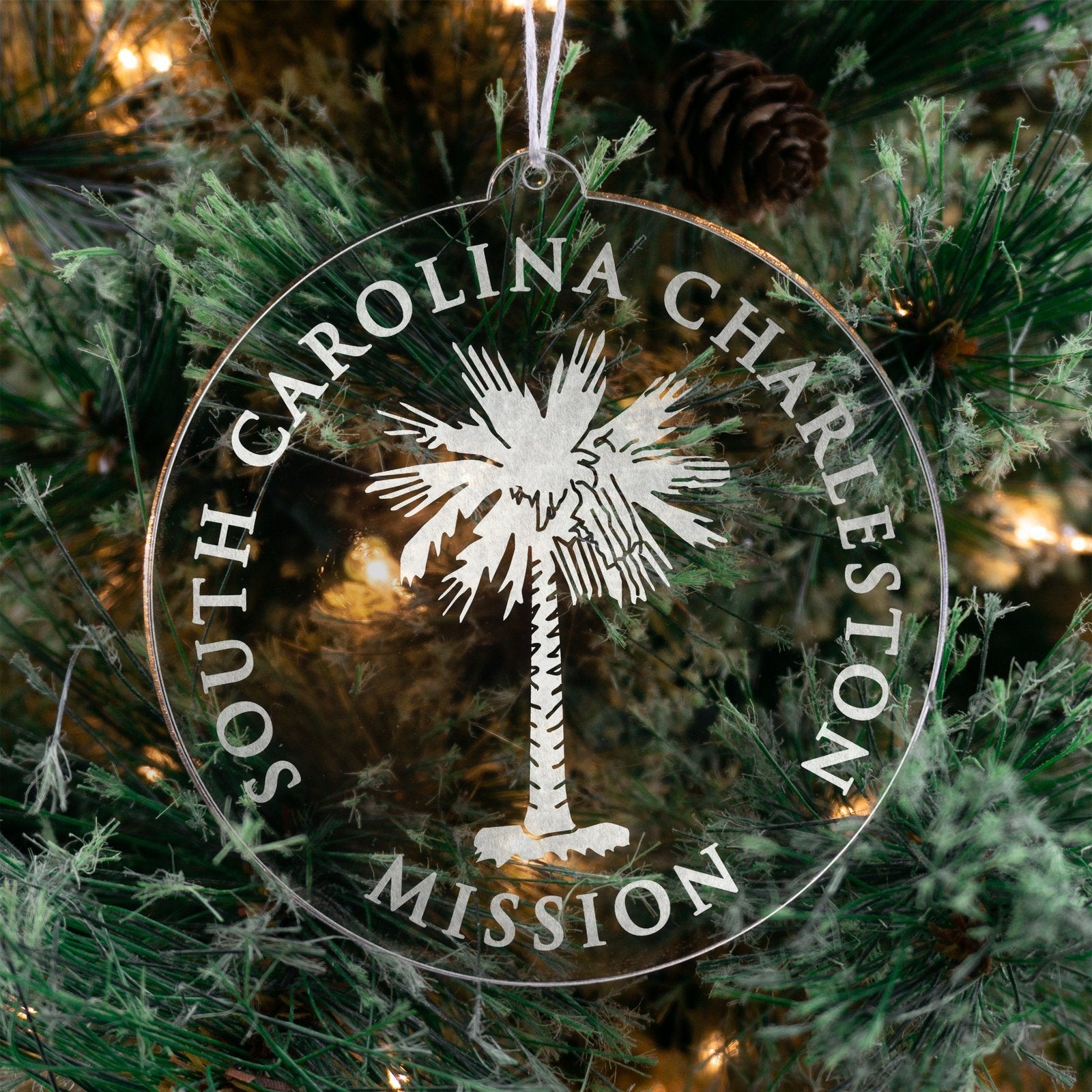 South Carolina Charleston Mission Christmas Ornament