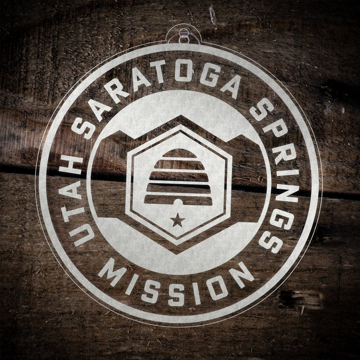 Utah Saratoga Springs Mission Christmas Ornament