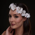 White Orchid Hair Vine