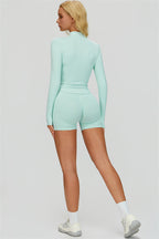 The Empower Jacket Sports Bra Shorts 3-Piece Set