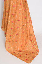 Bella | Sun-Kissed Yellow Kota Silk Saree | Soft, Flowy Floral Embroidery
