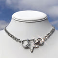 Hollow Metal Pendant Hip-Hop Punk Geometric Necklace