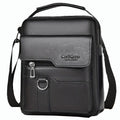 Mens Lychee-Grain Business Commuter Shoulder Crossbody Bag