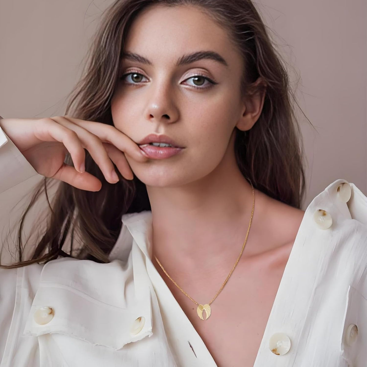 Angel Wings Necklace for Women Guardian Angel Wing Pendant Dainty Minimalist Jewelry Birthday Gifts