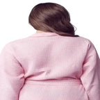 Knee-Length Waffle Robe for Women