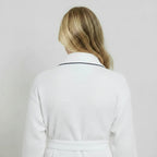 Knee-Length Waffle Robe for Women