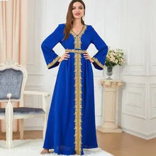 Eid Muslim Party Dress for Women Abaya Emboridery Jalabiya Morocco Dresses Abayas Kaftan Abaya Islam Vestidos Arab Long Robe