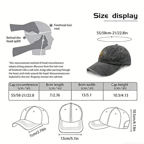 2pcs Director Filmmaker Hats For Women Men, Adjustable Embroidered Wash Cotton Baseball Cap