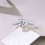 D-Color Moissanite 1-Carat Classic Couple Rings Unisex Design For Both Men And Women