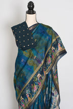 Mumtaz | Blue Dola Silk Banarasi Saree | Contemporary Luxury