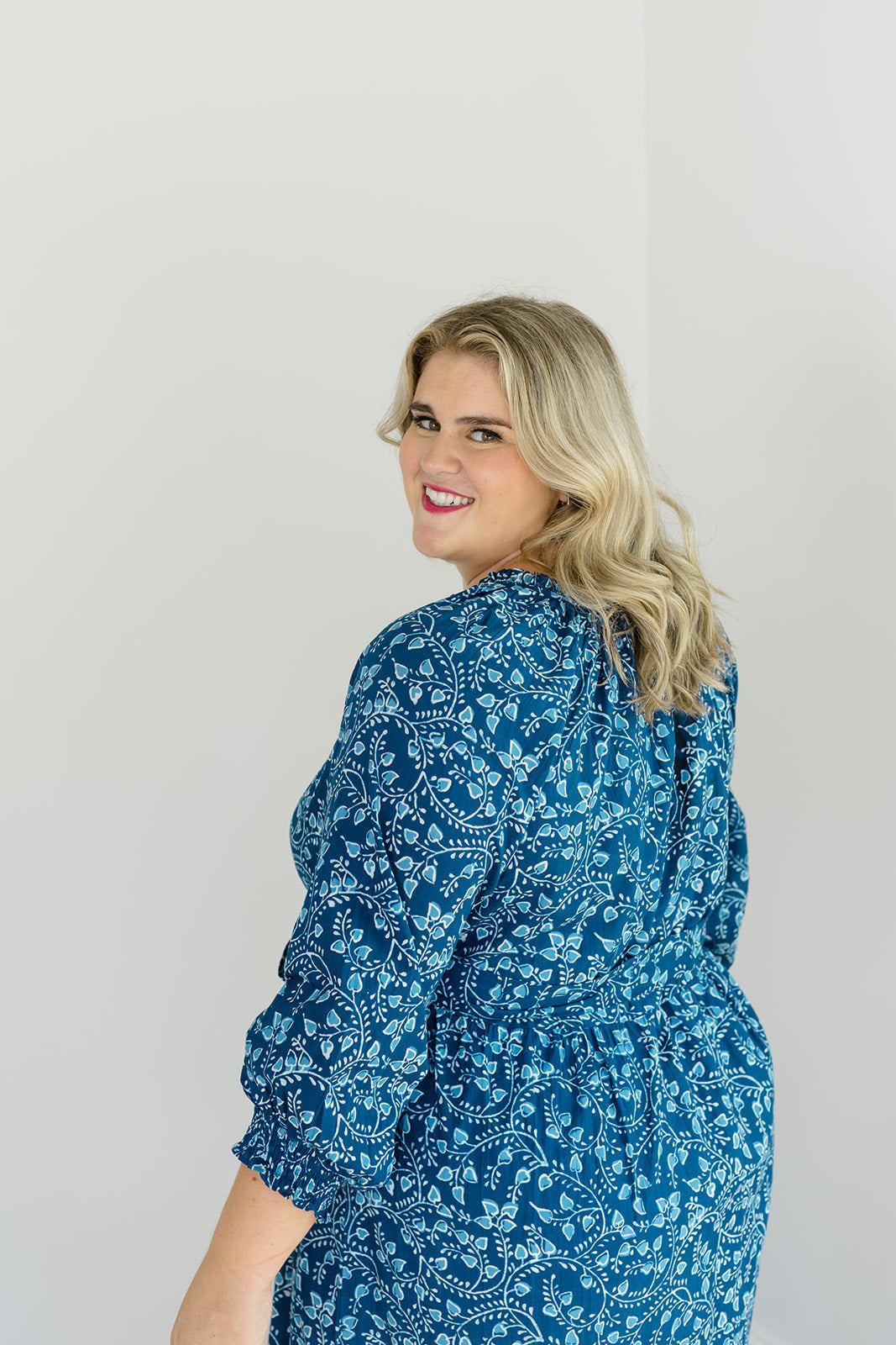The Savana Midi Dress in Winter Blossom - Final Sale