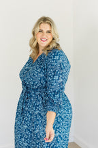 The Savana Midi Dress in Winter Blossom - Final Sale