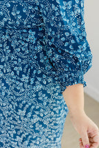 The Savana Midi Dress in Winter Blossom - Final Sale