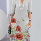 Womens Casual Dress With 3D Digital Print