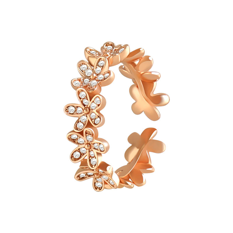 Personalized Instagram-style Flower Ring For The Index Finger