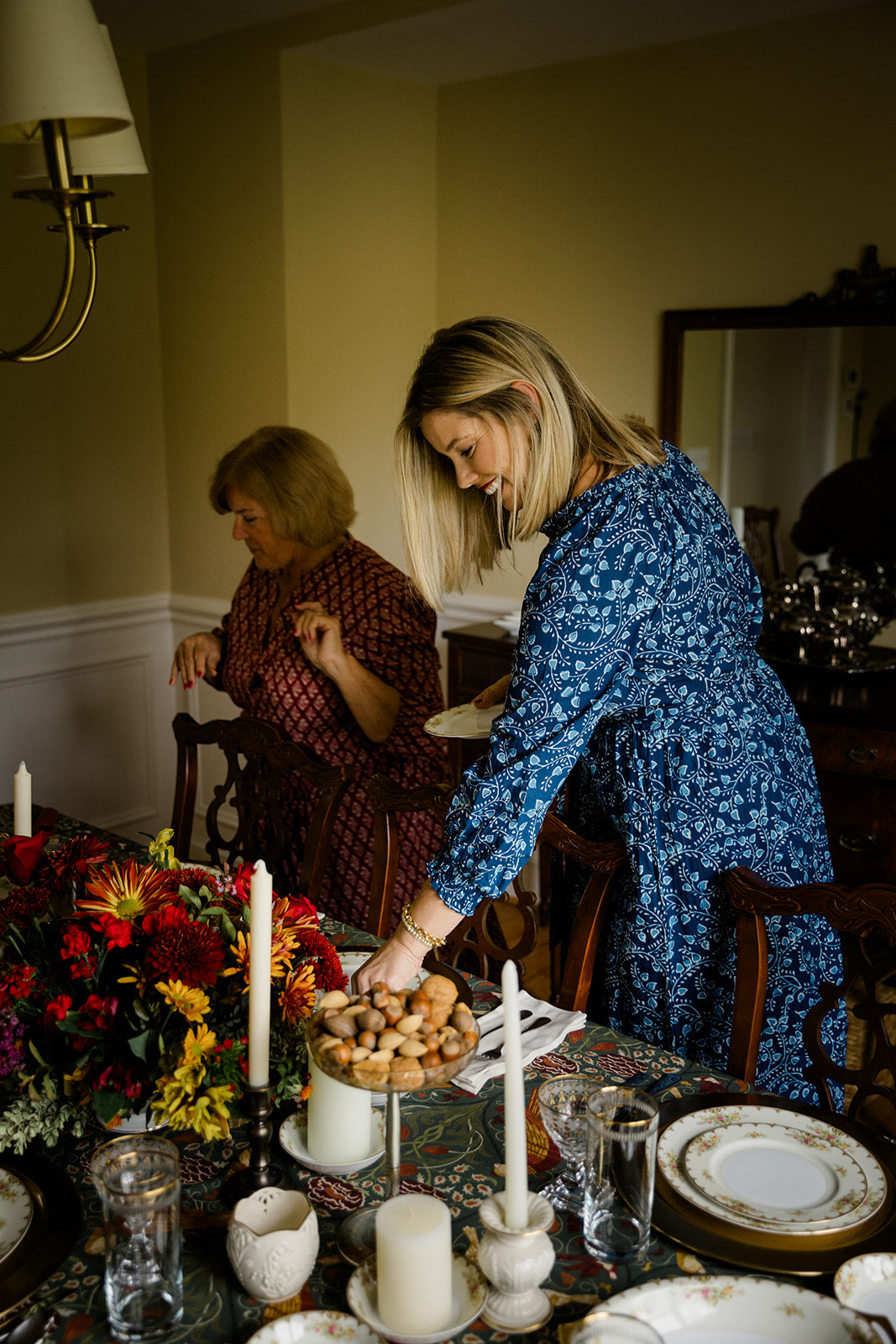 The Savana Midi Dress in Winter Blossom - Final Sale