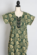 Printed Green Pure Cotton Nightwear in Regular Size — Style B (Sep)