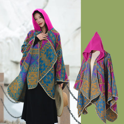 Dali Tourism Ethnic Style Shawl Northwest Thickened Warm Scarf