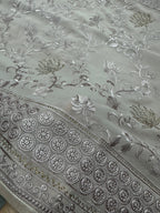 Ruma | Pastel Brown Georgette Partywear Saree | Trending Bollywood Design