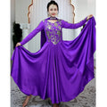 2025 Indian Traditional Bollywood Dance Stage Performance Costume Women Embroidery Anna Saree Dress Festival Clothes DQL10432