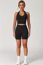 The Delight Halter Top Shorts 2-Piece Set