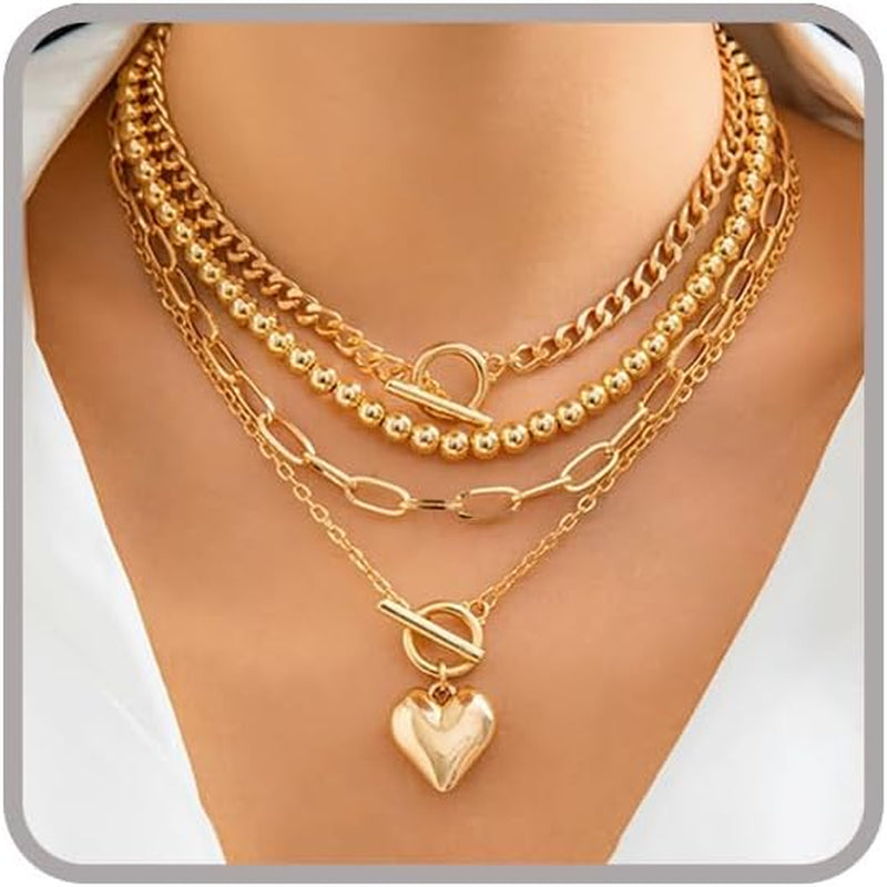 Chunky Necklace for Women Layered Necklaces for Women