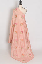 Mala | Peach Kota Silk Saree | Ultra-Lightweight, Breathable & Budget-Friendly