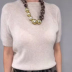 Womens Mesh Skirt Solid-color Casual TopT-shirt