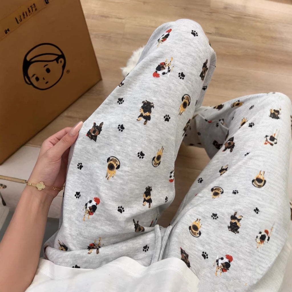 Women's Casual Loose-Fit High-Elasticity Loungewear Pajama Pants